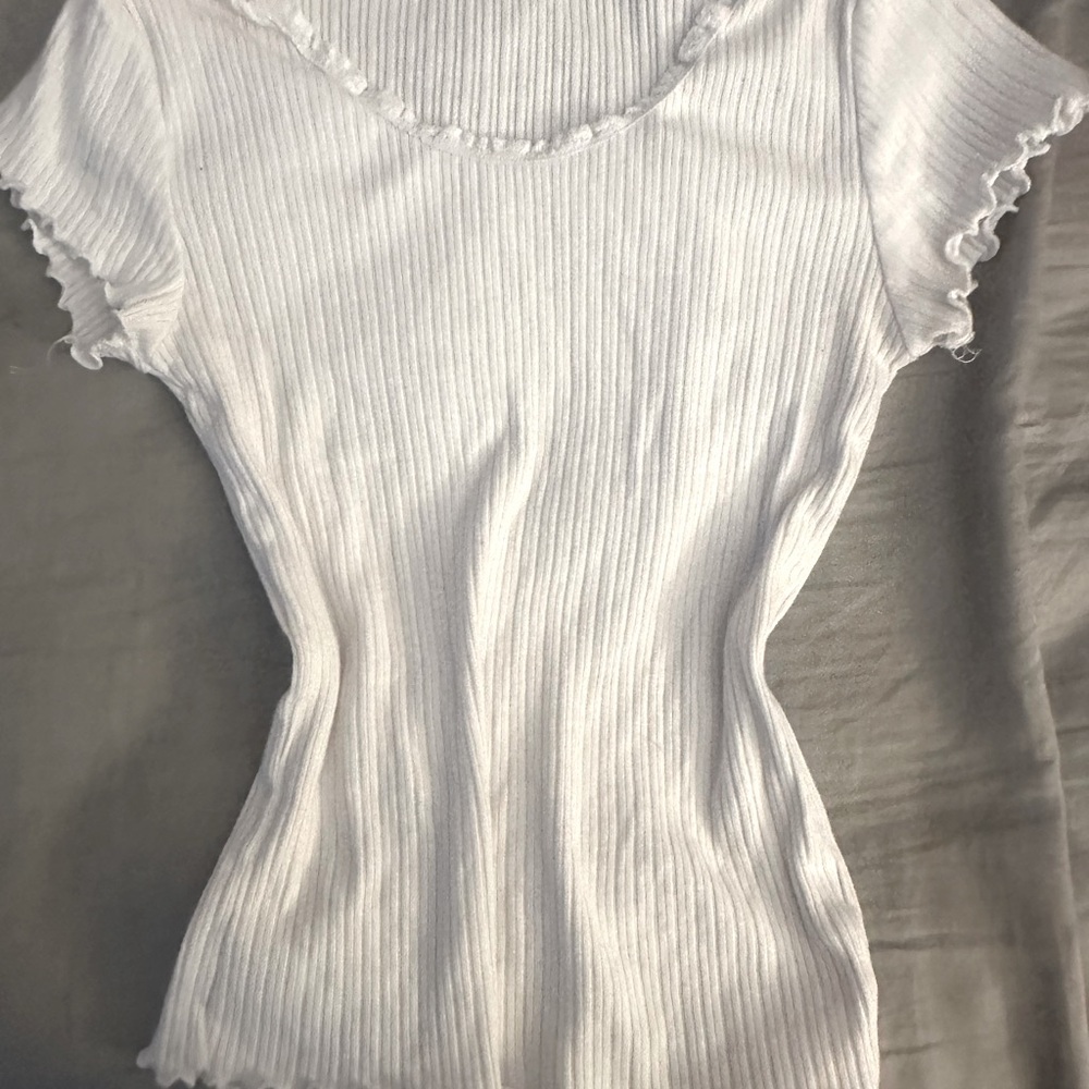 Shirts, mostly long sleeves. My daughter is a medium, Shirts are good condition